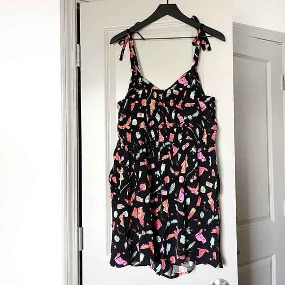Torrid Harry Potter Romper - Hedwig Sorting Hat Potions Quidditch Plus 3X - Picture 6 of 11